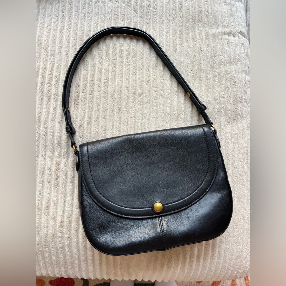Cole Haan Black Leather Shoulder Bag